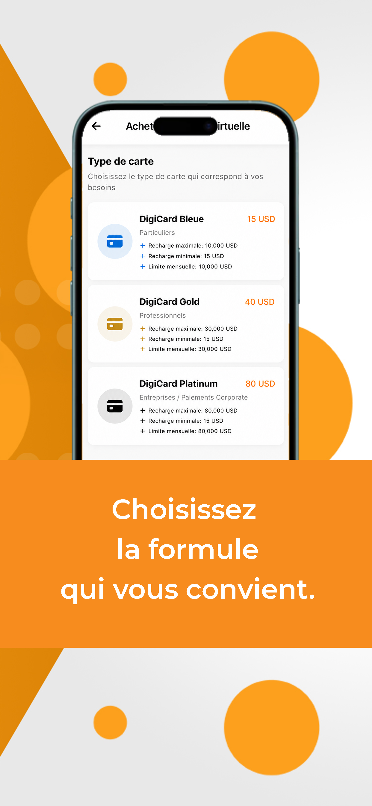 DigiCard - écran 3