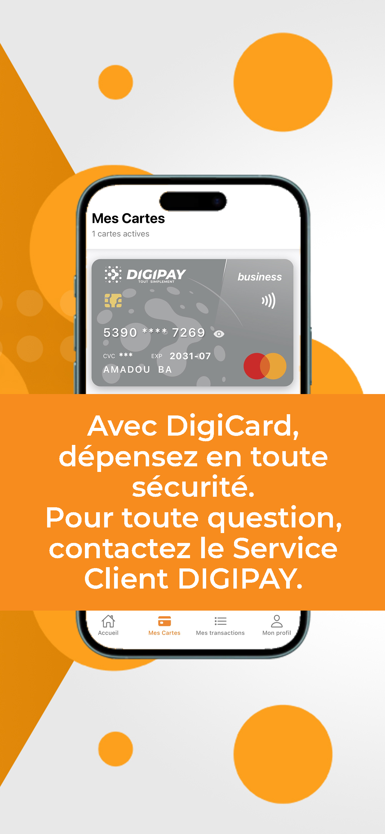DigiCard - écran 8