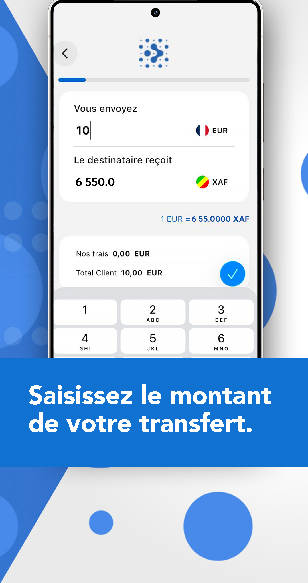 DigiTransfer App - écran 3